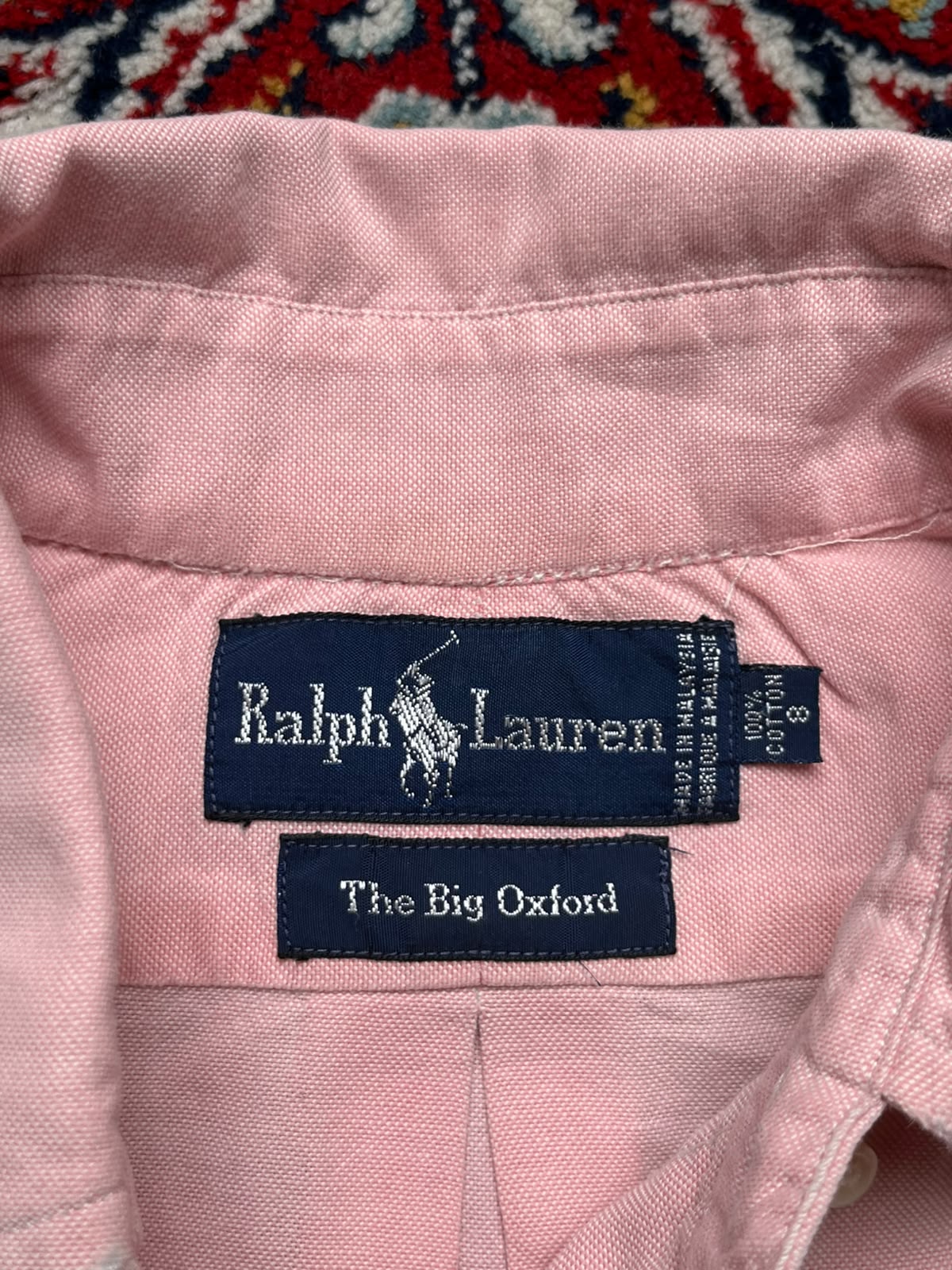 Ralph Lauren The Big Oxford Pink Cotton Button Down Shirt - M