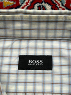 Hugo Boss BOSS Plaid Cotton Button Down Shirt - XL