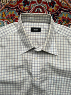 Hugo Boss BOSS Plaid Cotton Button Down Shirt - XL