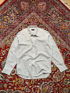 Hugo Boss BOSS Plaid Cotton Button Down Shirt - XL