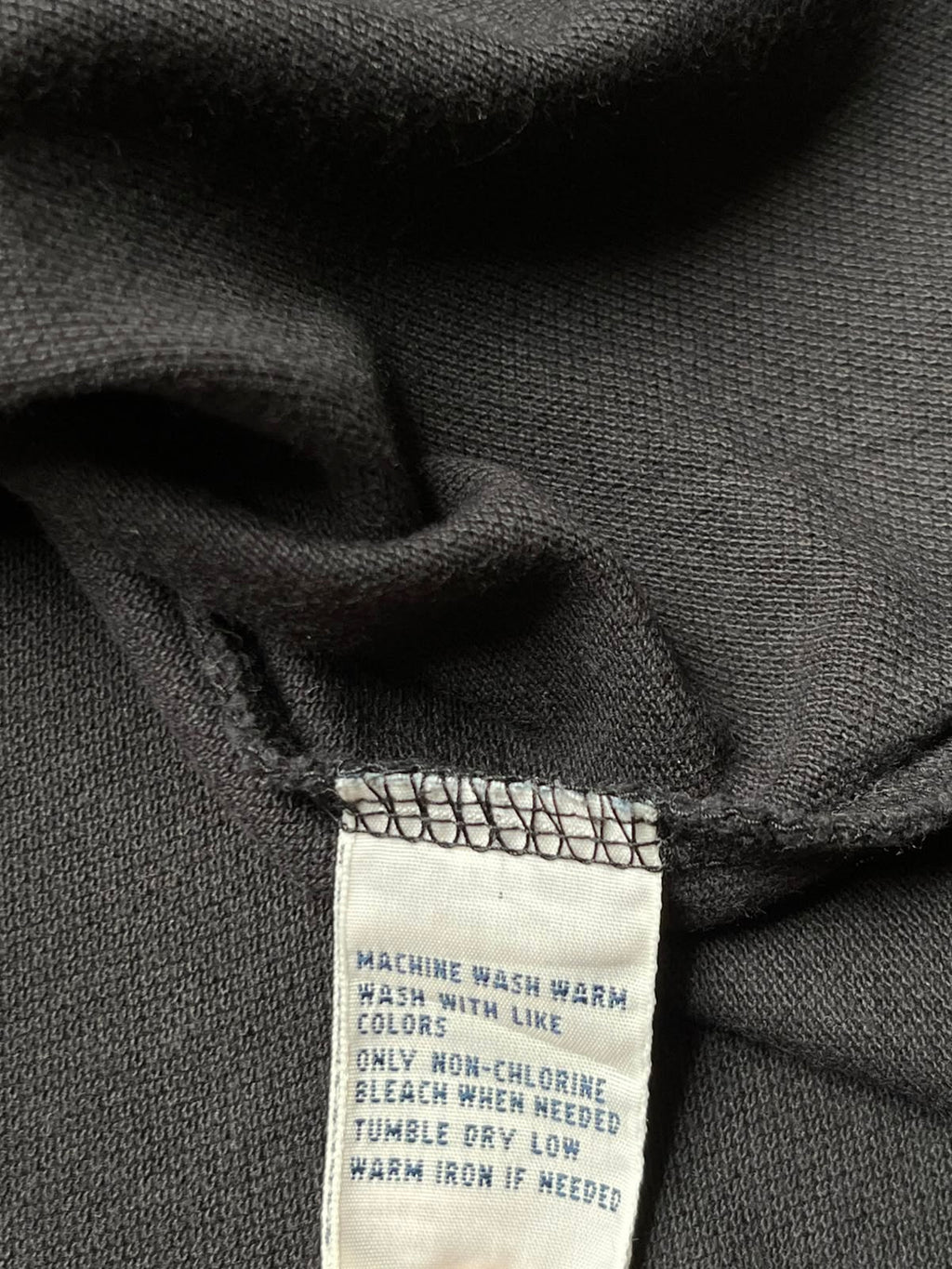 POLO BY RALPH LAUREN CUSTOM FIT BLACK TEE - L