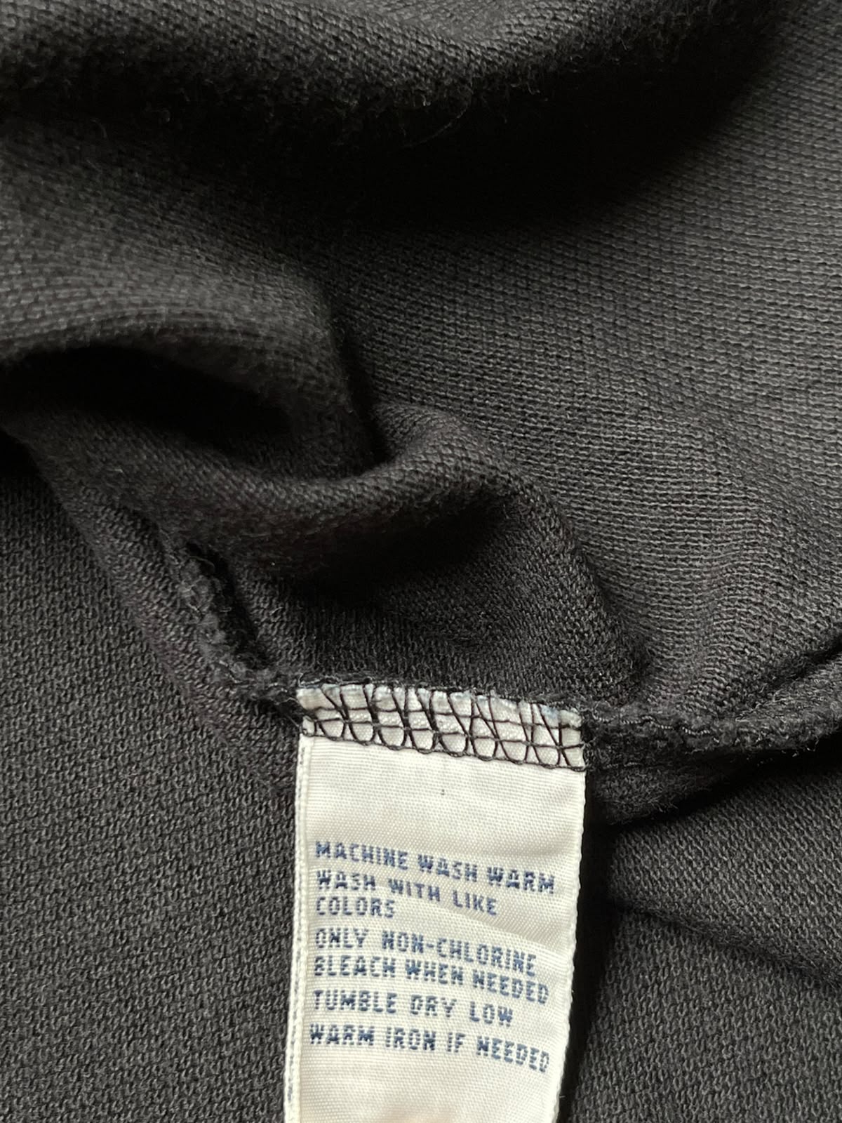 POLO BY RALPH LAUREN CUSTOM FIT BLACK TEE - L