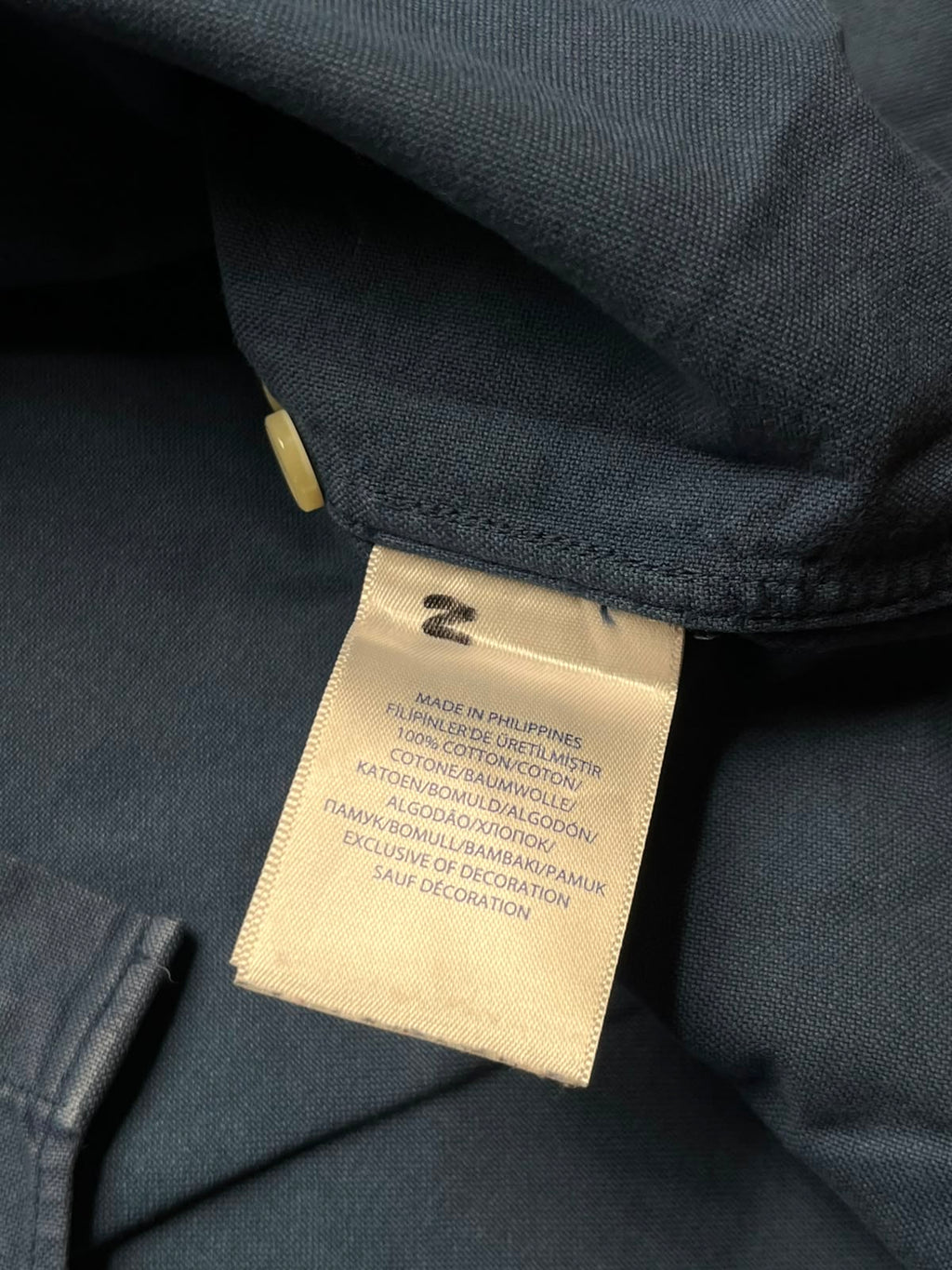 Ralph Lauren Slim Fit Blue Oxford Button Down Shirt - XL
