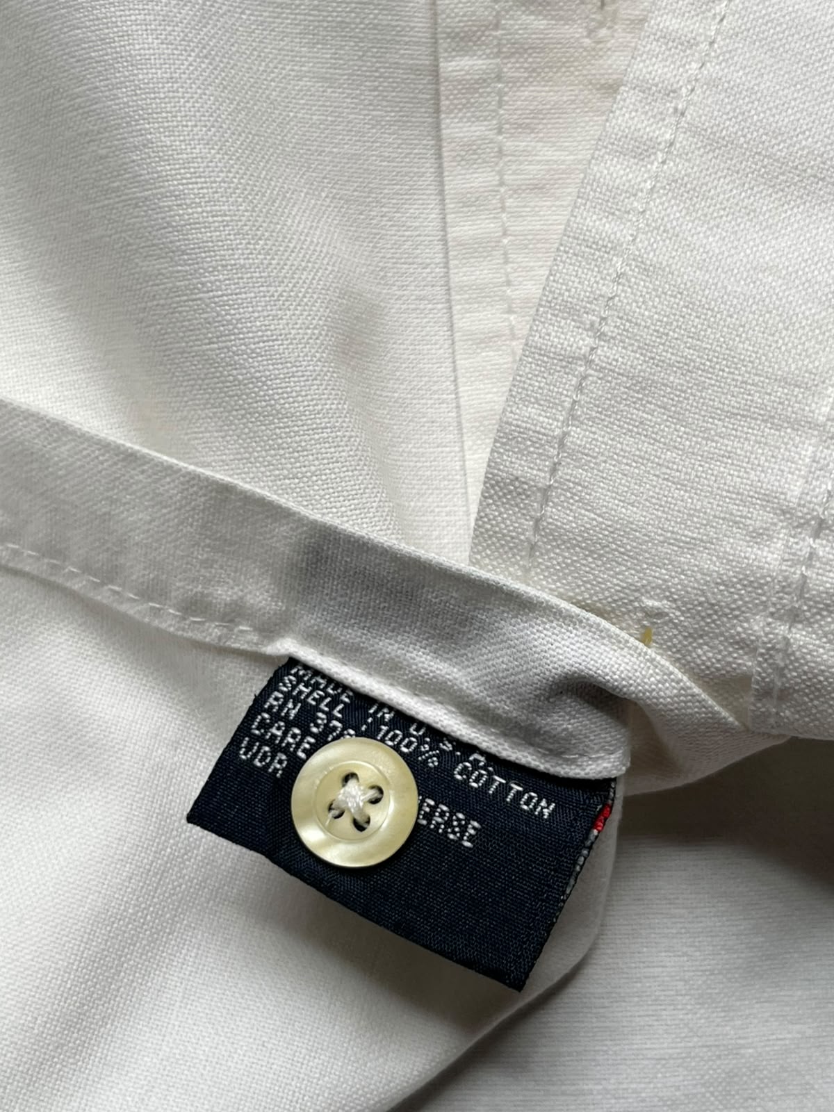Ralph Lauren White Cotton Button Down Shirt - M