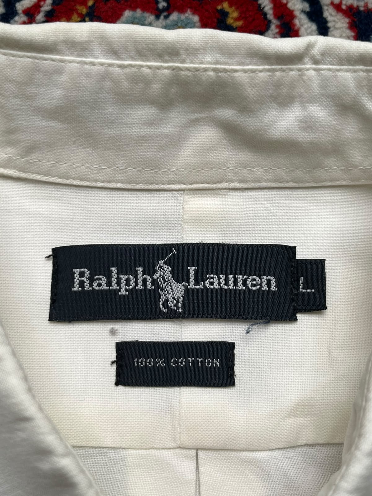 Ralph Lauren White Cotton Button Down Shirt - M