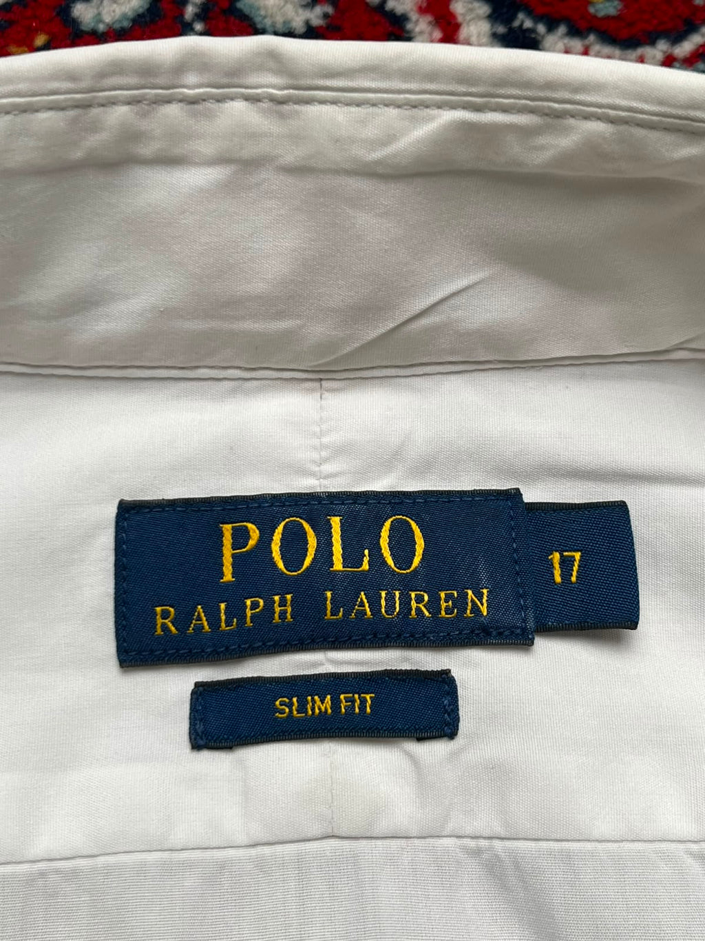 Polo Ralph Lauren White Slim Fit Cotton button down shirt - XL