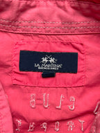 La Martina Buenos Aires Polo Club Pink Button Down Shirt - XL