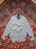 G-Star Raw Correctline Grey Chambray Button Down Shirt - L