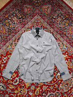 G-Star Raw Correctline Grey Chambray Button Down Shirt - L