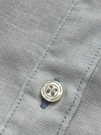 Calvin Klein Jeans White Slim Fit Cotton Linen Blend Button Down Shirt - XL
