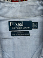 Polo Ralph Lauren Curham Blue Pinpoint Oxford Button Down Shirt - L
