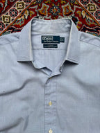 Polo Ralph Lauren Curham Blue Pinpoint Oxford Button Down Shirt - L