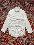 CHARLES TYRWHITT Extra Slim Fit Non-Iron White BUTTON DOWN SHIRT - L