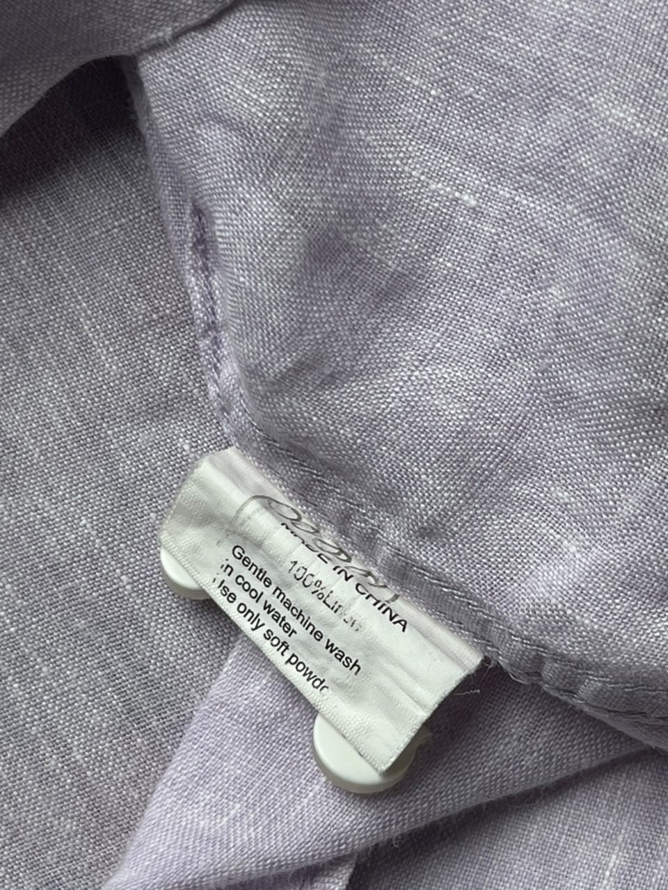 THE ACADEMY BRAND LIGHT PURPLE BUTTON DOWN SHIRT - XL
