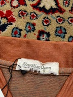 Vintage Hawaiian Open Knit Polo - M