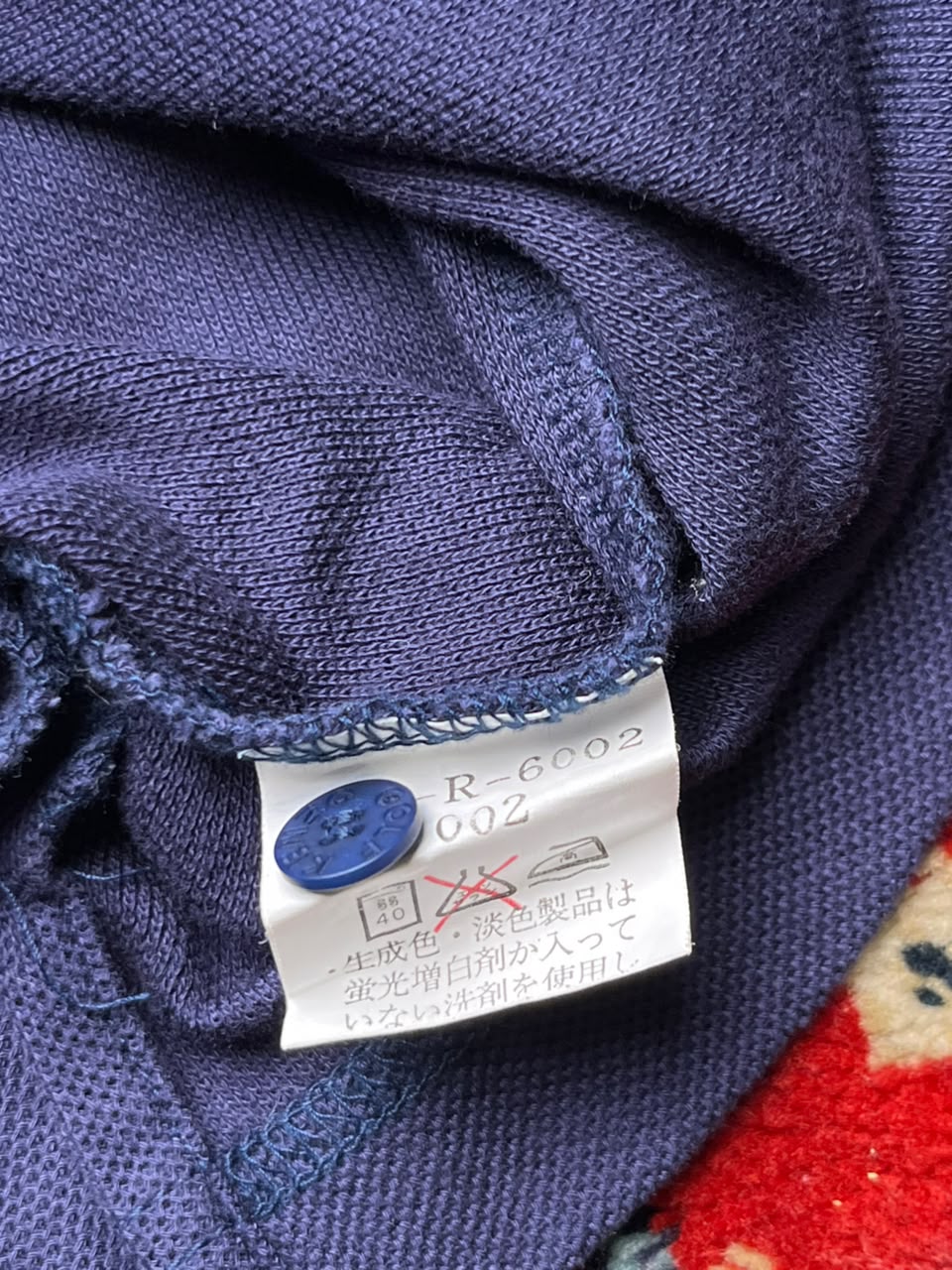 VINTAGE KENZO GOLF NAVY BLUE POLO SHIRT - S