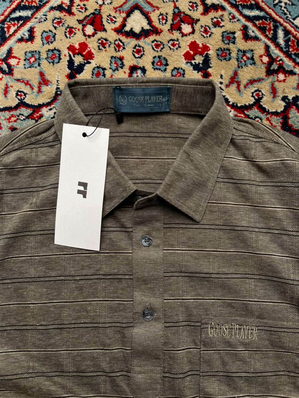 VINTAGE GOOSE PLAYER POLO SHIRT - S