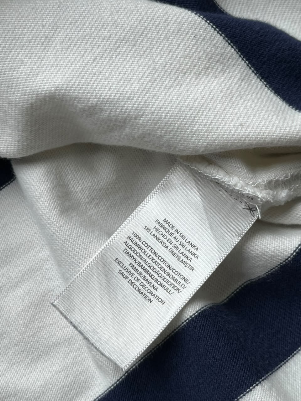 POLO RALPH LAUREN CUSTOM FIT Rugby SHIRT - L