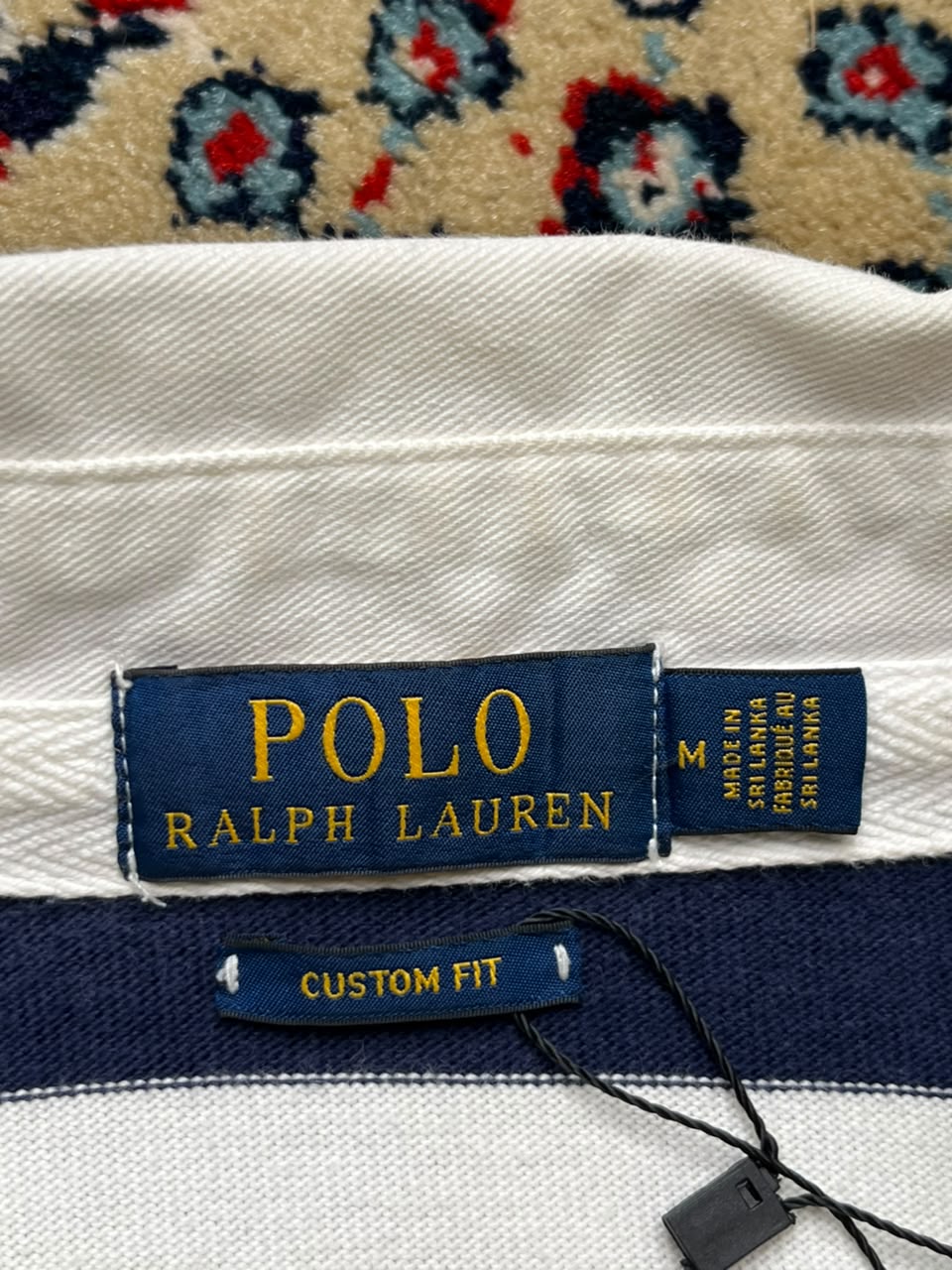 POLO RALPH LAUREN CUSTOM FIT Rugby SHIRT - L