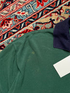 VINTAGE 1995-97 LACOSTE GREEN POLO TEE - L