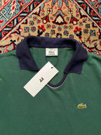 VINTAGE 1995-97 LACOSTE GREEN POLO TEE - L