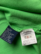TOMMY HILFIGER GREEN POLO TEE - L