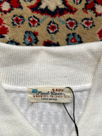 Vintage Panel Wear Toho Rayon Blend Textured Polo TEE - S