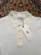 Vintage Panel Wear Toho Rayon Blend Textured Polo TEE - S