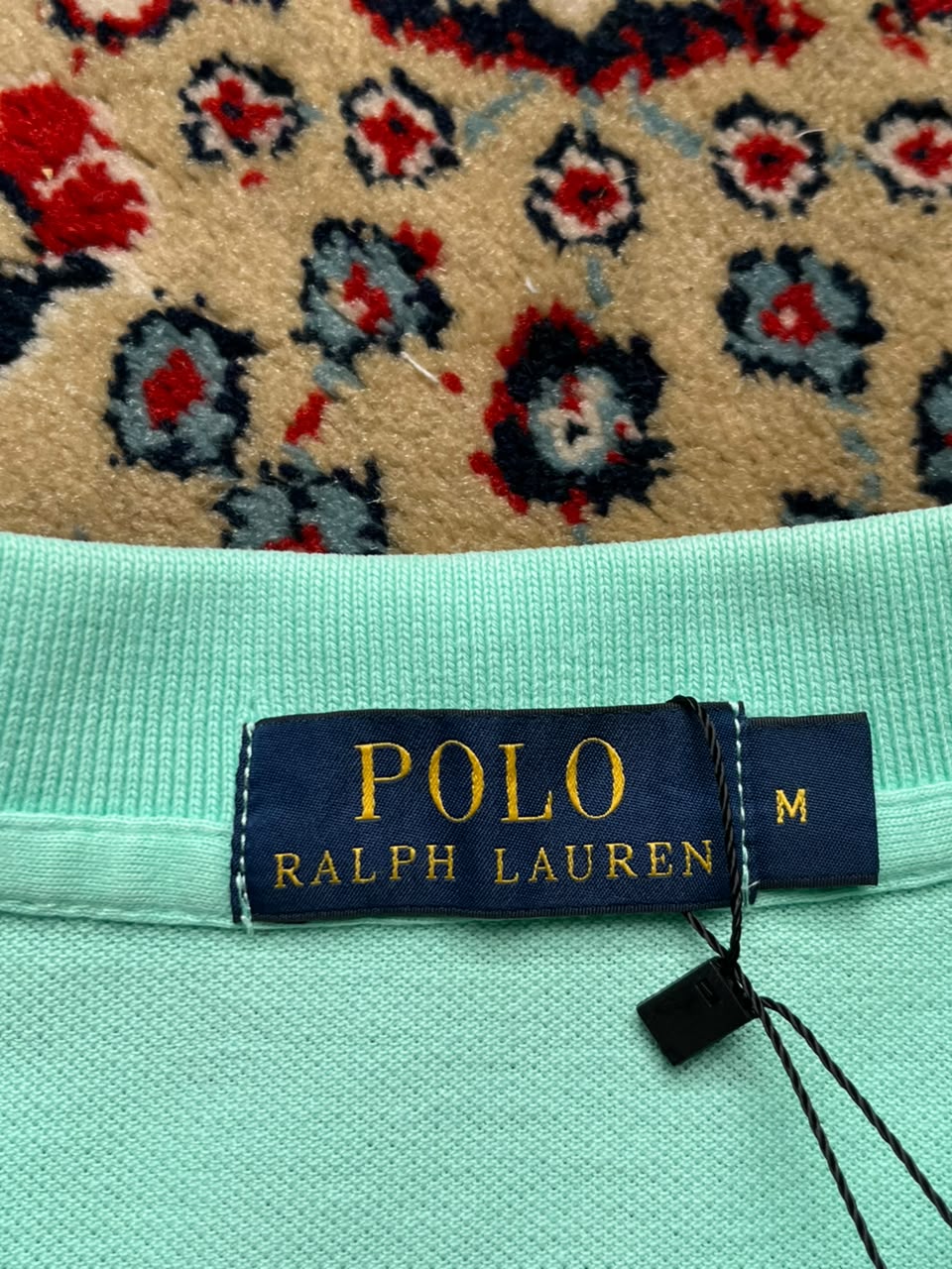 POLO RALPH LAUREN Mint Green POLO TEE - L