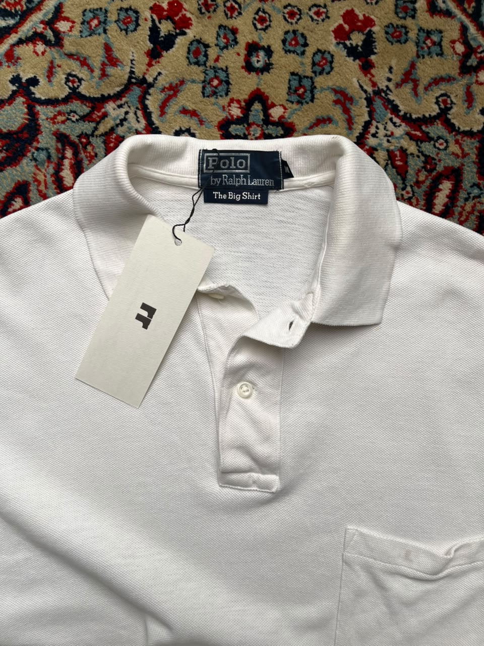 POLO RALPH LAUREN “the big shirt” BOXY FIT TEE - L