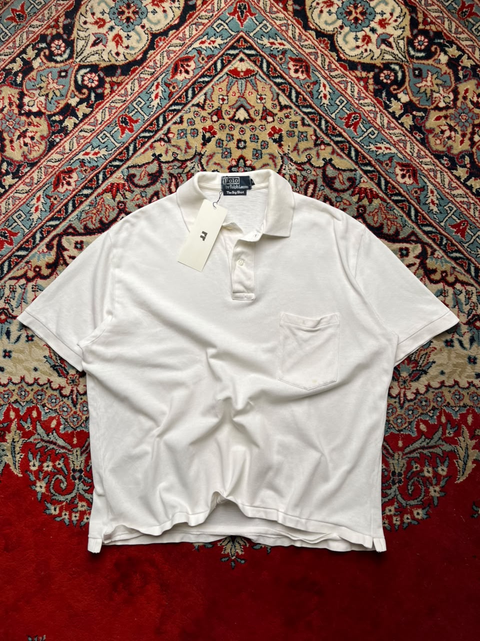 POLO RALPH LAUREN “the big shirt” BOXY FIT TEE - L