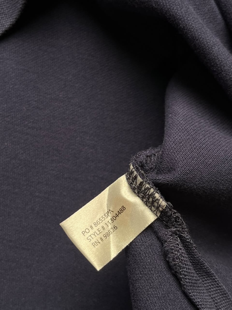 US POLO ASSN NAVY BLUE COTTON POLO TEE - XL