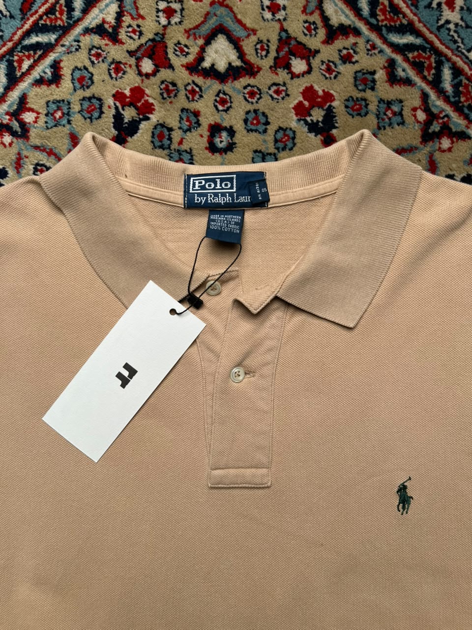 POLO BY RALPH LAUREN KHAKI COTTON TEE - XXL