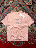 Vintage CROCODILE PINK GRAPHIC TEE - M