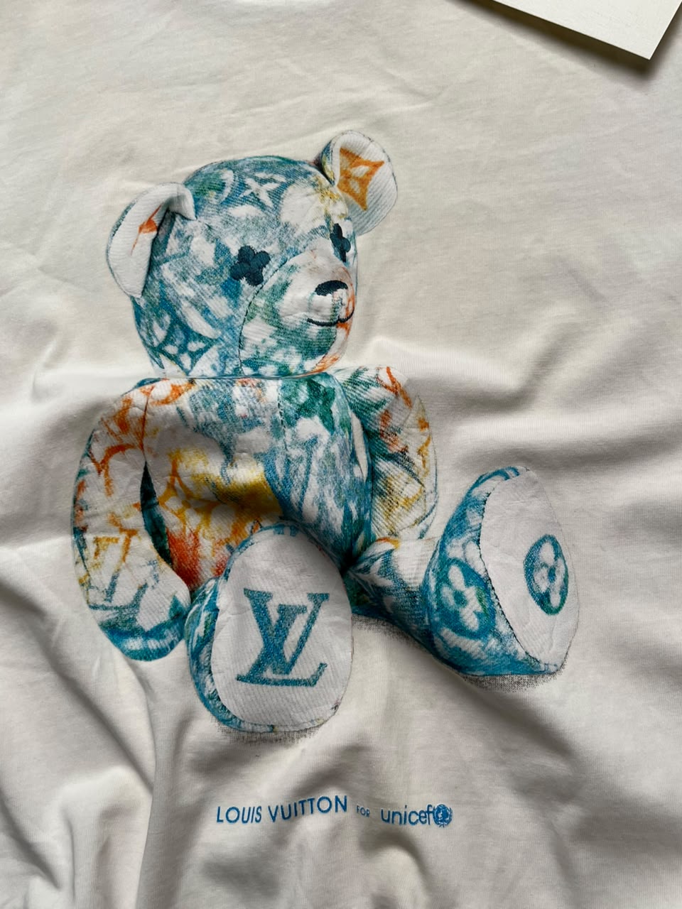 LOUIS VUITTON for UNICEF WHITE TEE - L