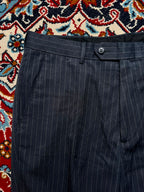 Protocol Flat Front Pinstripe Dress Pants - 32