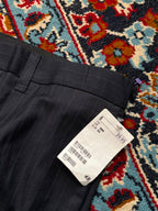 H&M Navy Pinstripe Flat Front Dress PANTS - 38