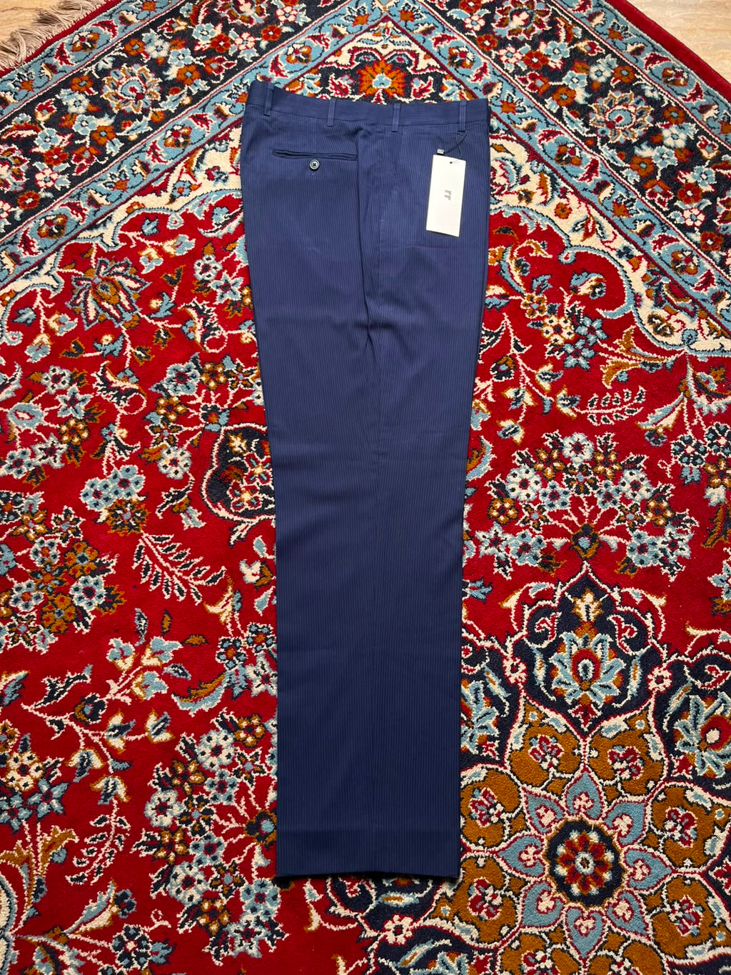 US Polo Assn Mens Navy Blue Pinstripe Dress Pants - 36