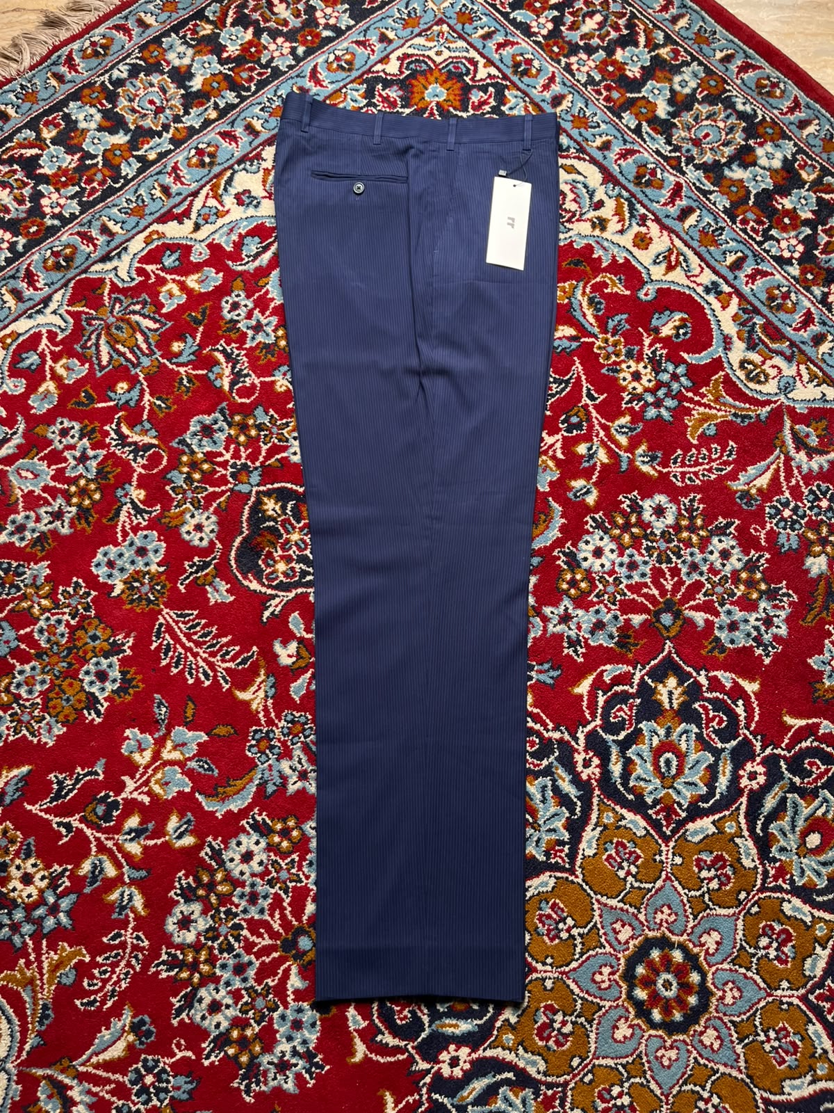 US Polo Assn Mens Navy Blue Pinstripe Dress Pants - 36