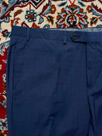Ralph Lauren Blue Plaid Dress Pants - 40