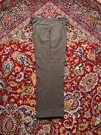Vintage Mens Houndstooth Pleated Cuffed Dress Pants - 38