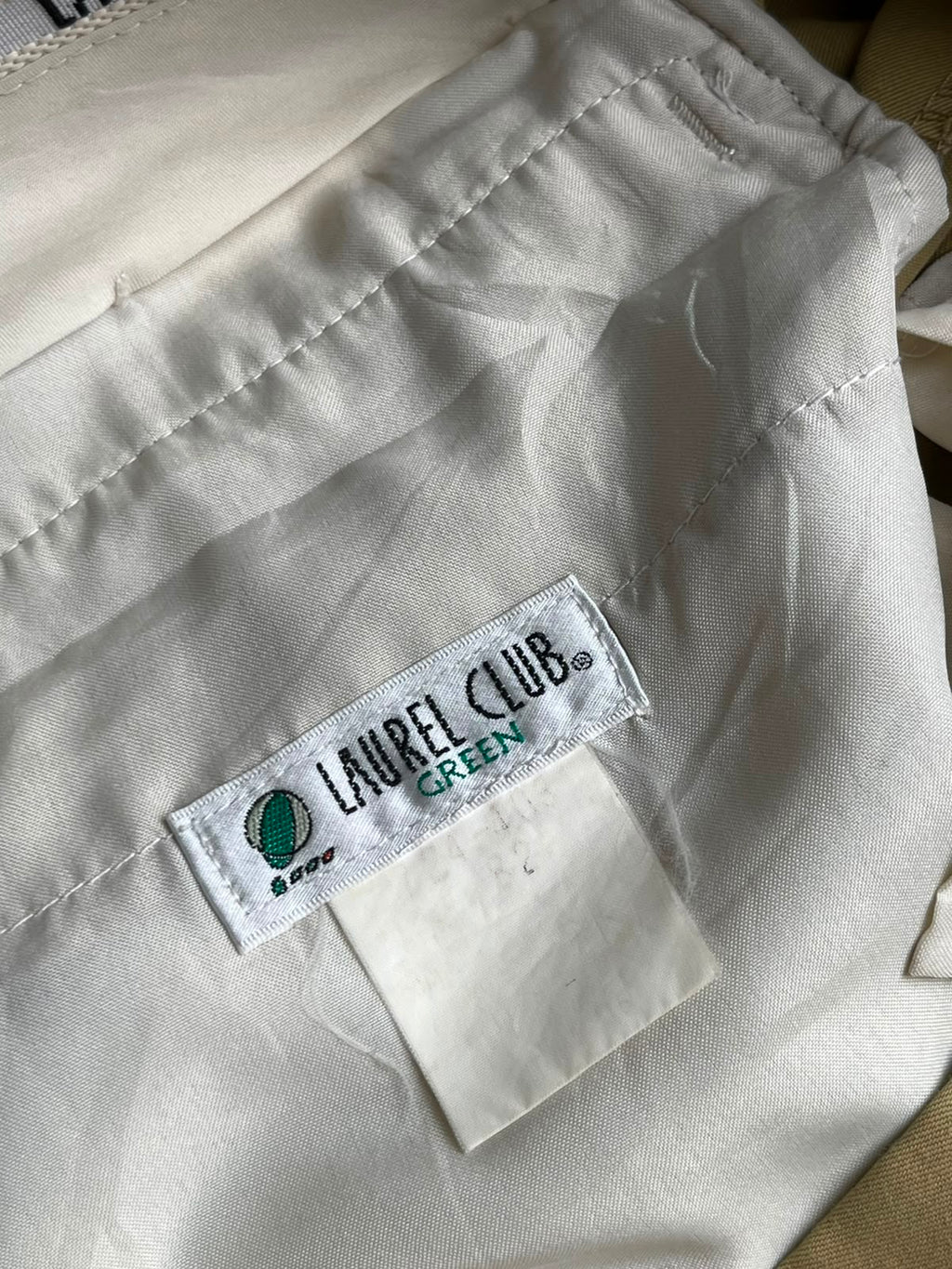 Vintage Laurel Club Green Men's KHAKI Pleated Dress Pants - 30