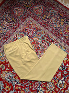 Vintage Laurel Club Green Men's KHAKI Pleated Dress Pants - 30