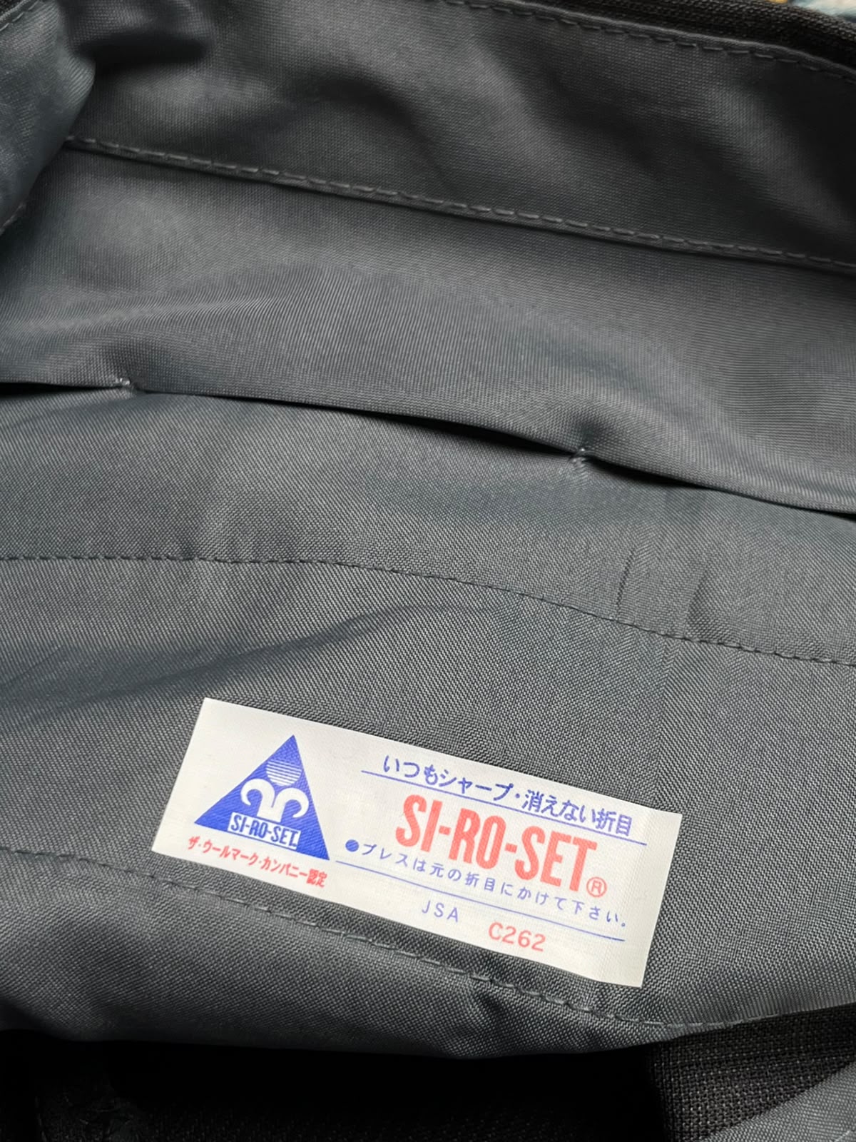 Vintage SI-RO-SET Men's Pleated Wool Relaxed Straight Fit Dress Pants - 30