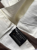 VINTAGE Burton of London Men Brown Wool Linen Blend Dress Pants - 34