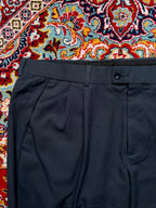 Perry Ellis Modern Fit Grey Pleated Dress Pants - 34