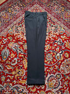 Perry Ellis Modern Fit Grey Pleated Dress Pants - 34