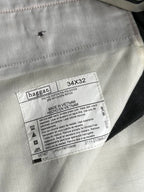 Haggar Gray Double Pleated Cuffed Wrinkle-Free Dress Pants - 34