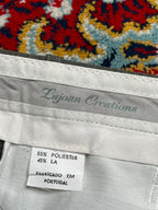 Lujoan Creations Gray Wool Blend Pleated Dress Pants - 34