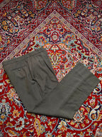 Lujoan Creations Gray Wool Blend Pleated Dress Pants - 34